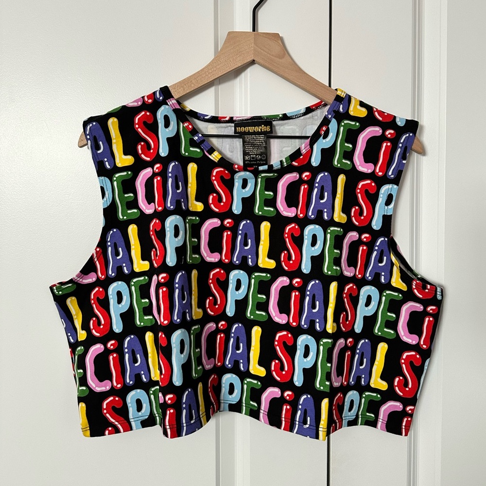 Nooworks Crop Tank in Special 3X